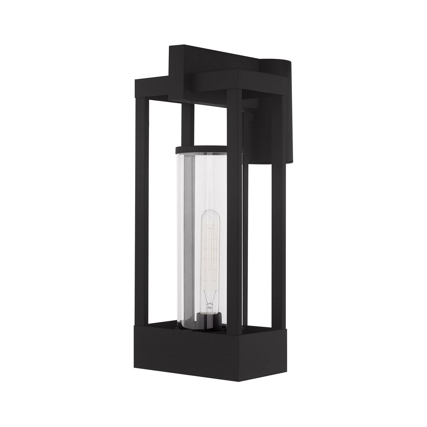 Livex Lighting - 20996-04 - One Light Outdoor Post-Top Lanterm - Delancey - Black