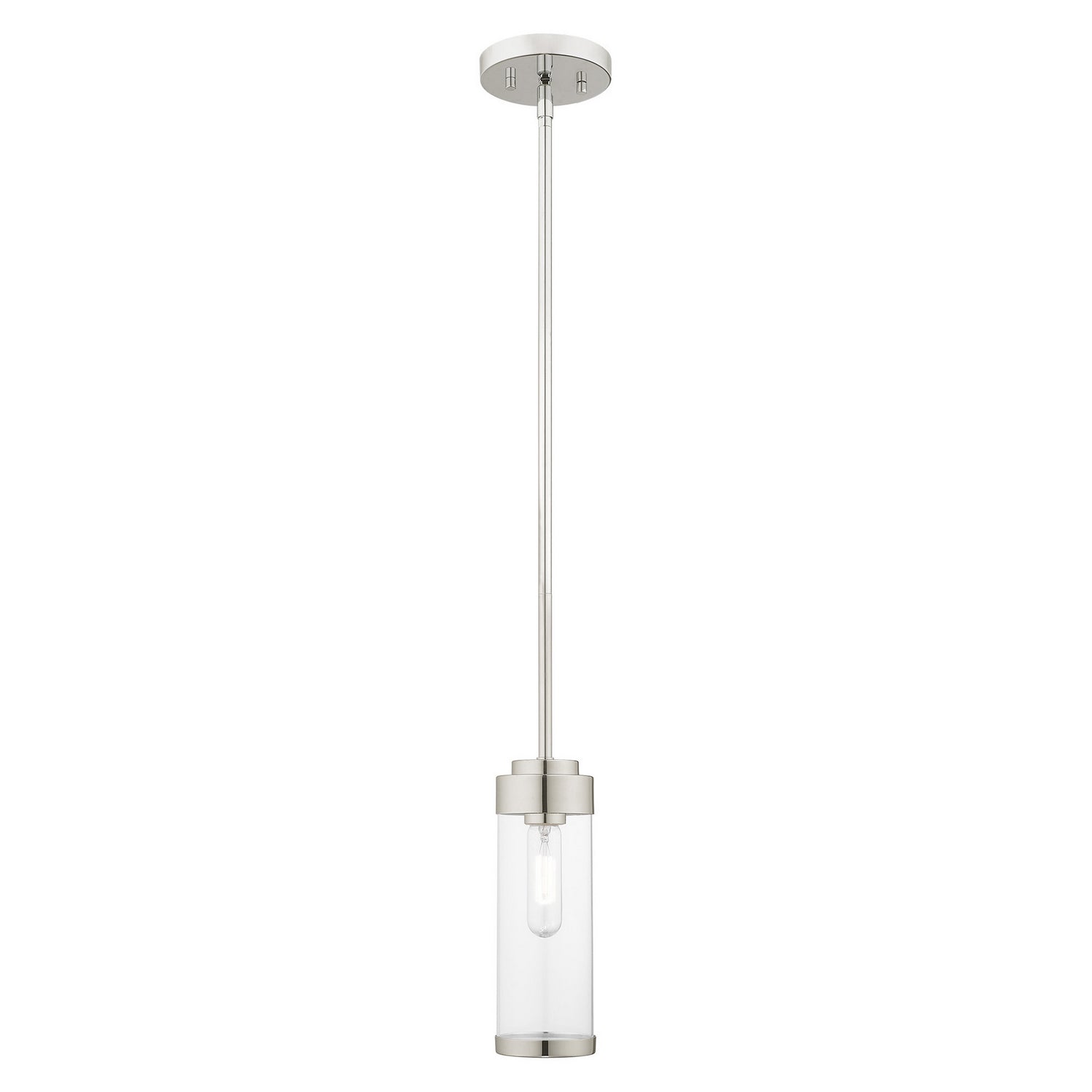 Livex Lighting - 40470-05 - One Light Mini Pendant - Hillcrest - Polished Chrome