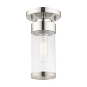 Livex Lighting - 40480-05 - One Light Ceiling Mount - Hillcrest - Polished Chrome
