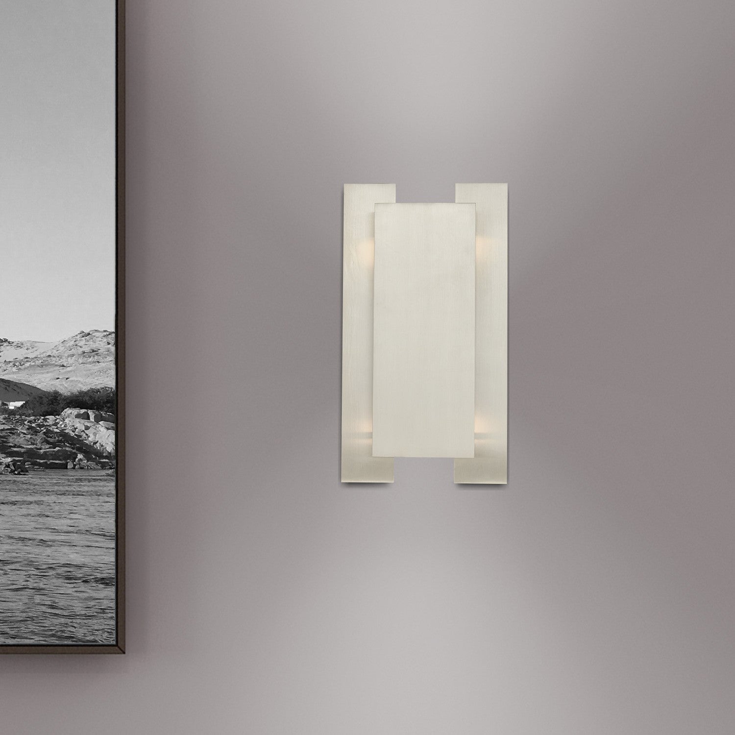 Livex Lighting - 40690-91 - Two Light Wall Sconce - Varick - Brushed Nickel