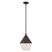 Livex Lighting - 40714-07 - One Light Mini Pendant - Stockholm - Bronze