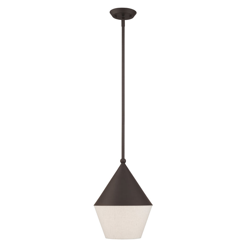 Livex Lighting - 40714-07 - One Light Mini Pendant - Stockholm - Bronze