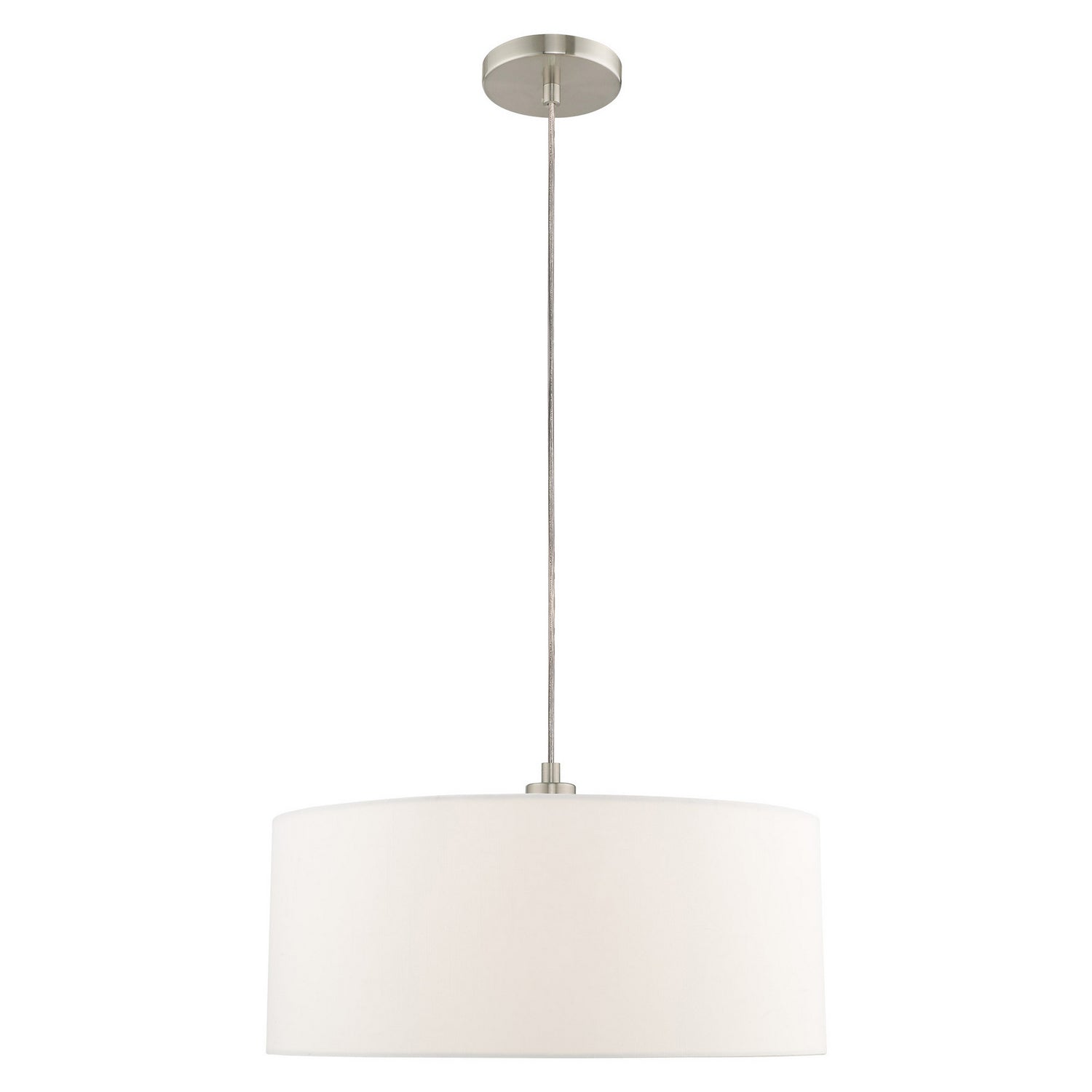 Livex Lighting - 41090-91 - One Light Pendant - Meridian - Brushed Nickel
