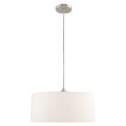 Livex Lighting - 41090-91 - One Light Pendant - Meridian - Brushed Nickel