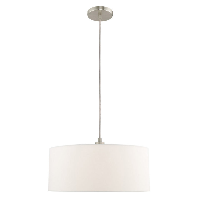 Livex Lighting - 41090-91 - One Light Pendant - Meridian - Brushed Nickel