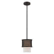 Livex Lighting - 41201-07 - One Light Mini Pendant - Braddock - Bronze