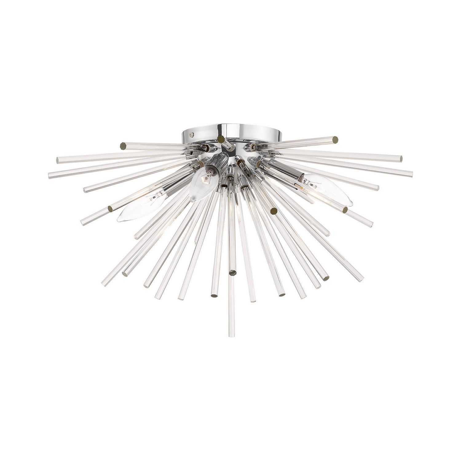 Livex Lighting - 41250-05 - Four Light Ceiling Mount - Utopia - Polished Chrome
