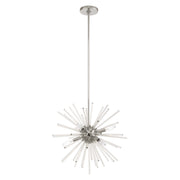 Livex Lighting - 41254-05 - Six Light Pendant - Utopia - Polished Chrome