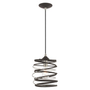 Livex Lighting - 41320-07 - One Light Mini Pendant - Pendants - Bronze w/ Brushed Nickel