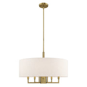 Livex Lighting - 42605-01 - Six Light Chandelier - Monroe - Antique Brass