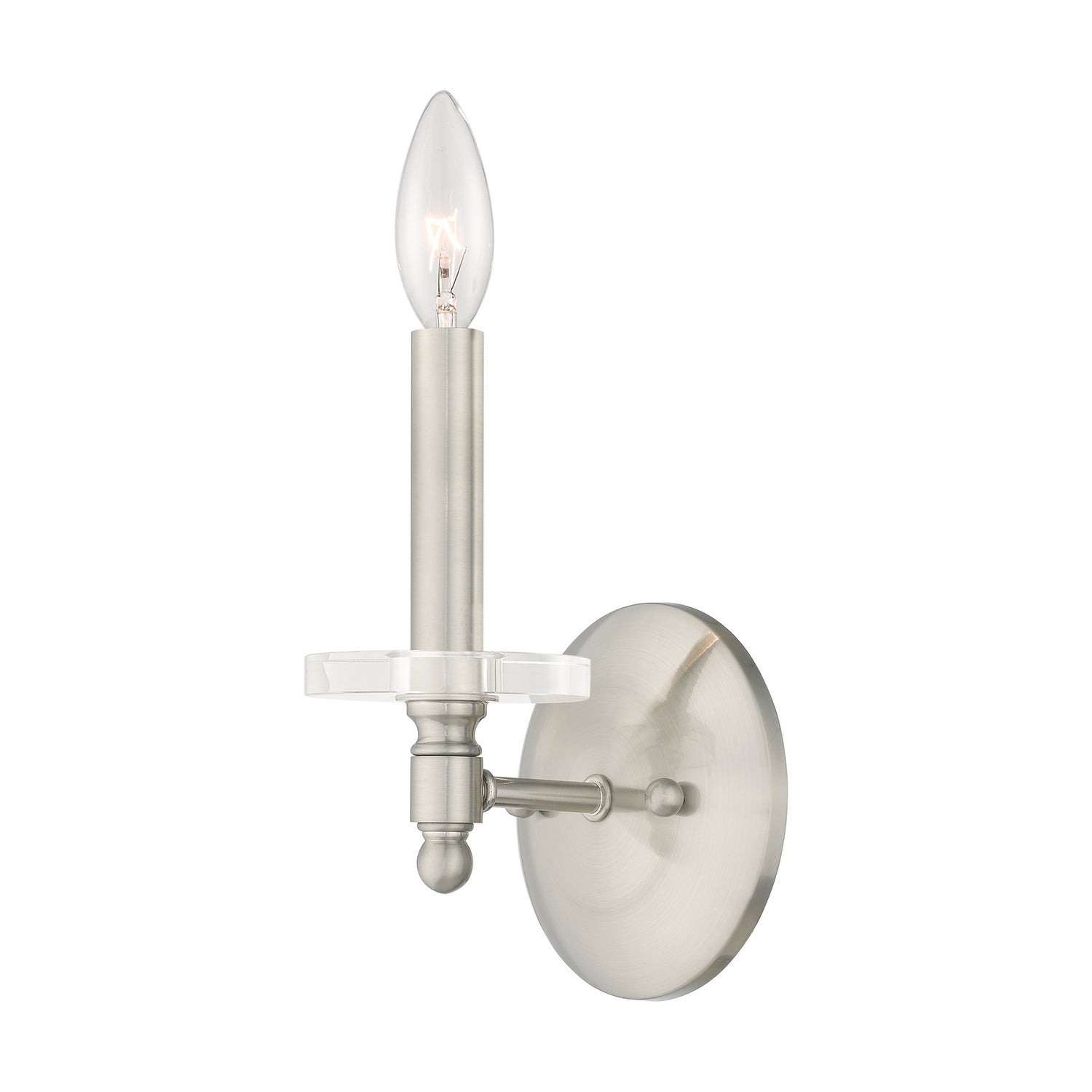 Livex Lighting - 42701-91 - One Light Wall Sconce - Bennington - Brushed Nickel
