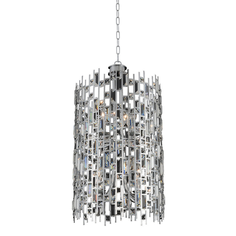 Allegri - 033050-010-FR001 - Eight Light Foyer Pendant - Fonseca - Chrome