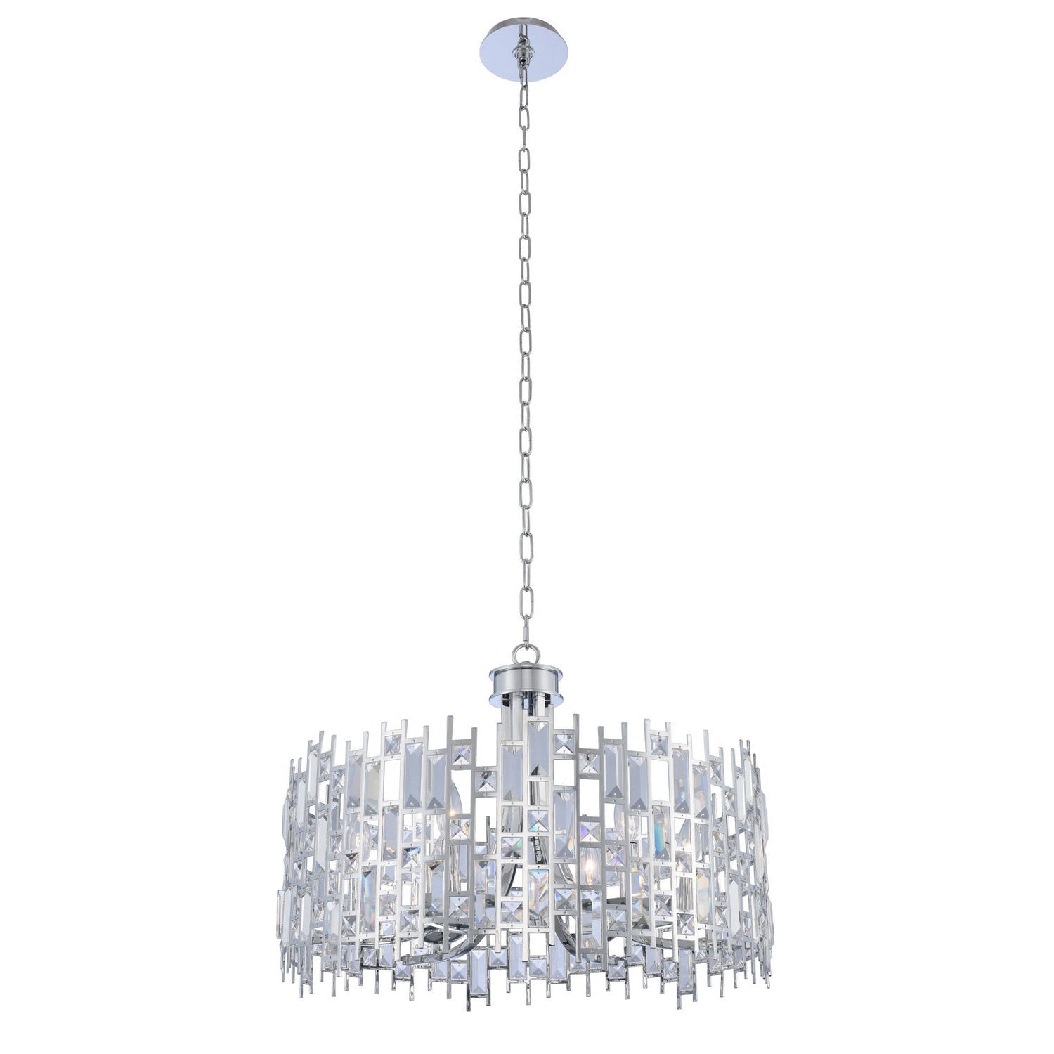 Allegri - 033051-010-FR001 - Six Light Pendant - Fonseca - Chrome