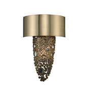 Allegri - 034220-038-FR001 - Two Light Wall Sconce - Ciottolo - Brushed Champagne Gold