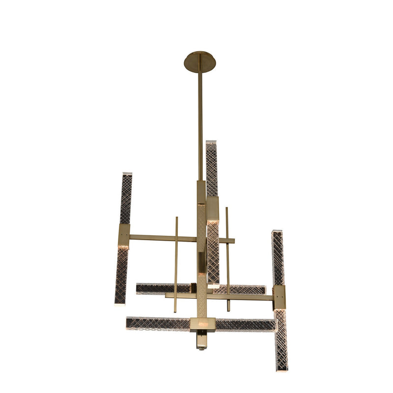 Allegri - 034971-038-FR001 - LED Chandelier - Apollo - Brushed Champagne Gold