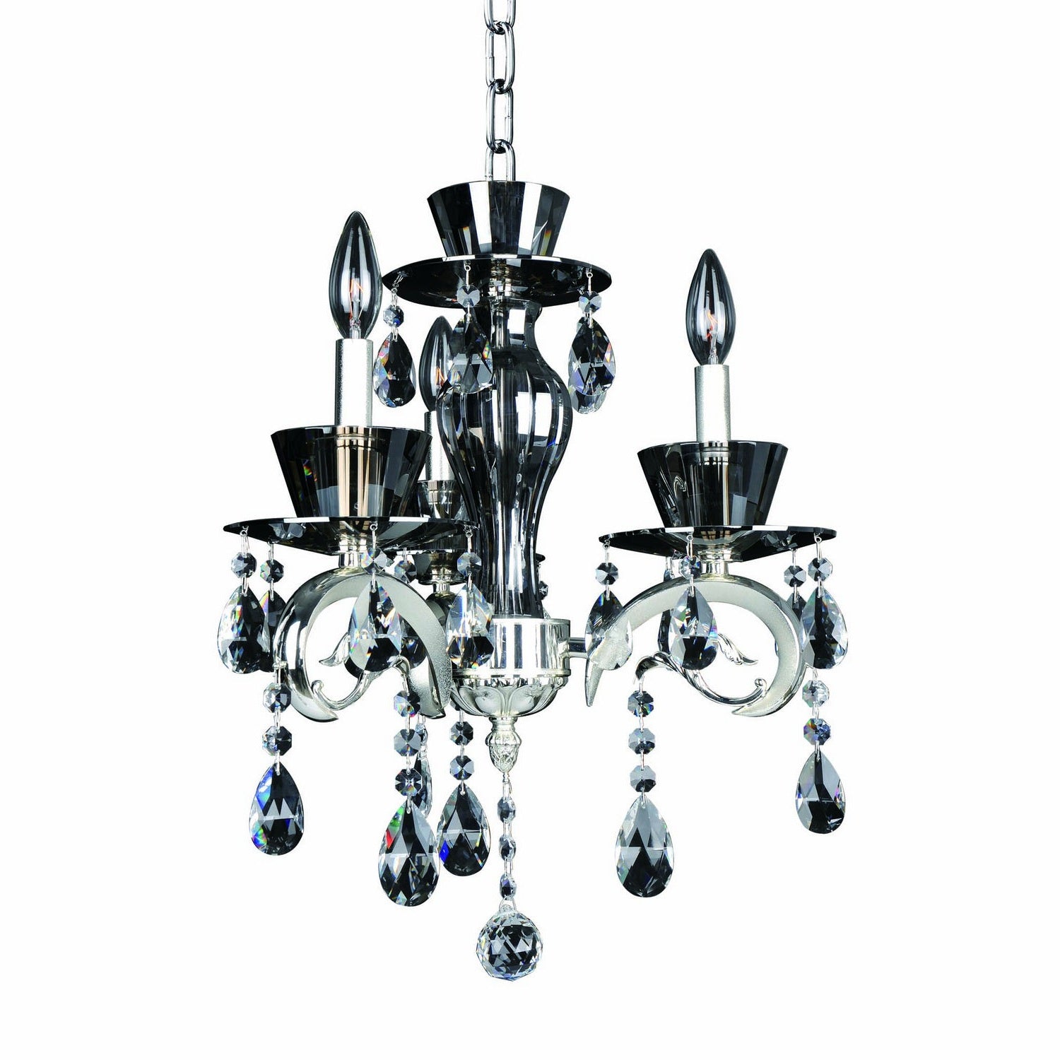 Allegri - 10095-017-FR001 - Three Light Chandelier - Locatelli - Silver