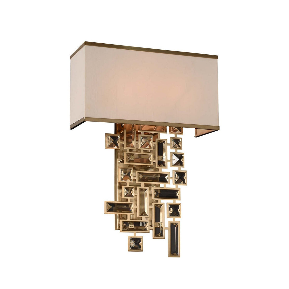 Allegri - 11190-038-FR001 - Two Light Wall Bracket - Vermeer - Brushed Champagne Gold
