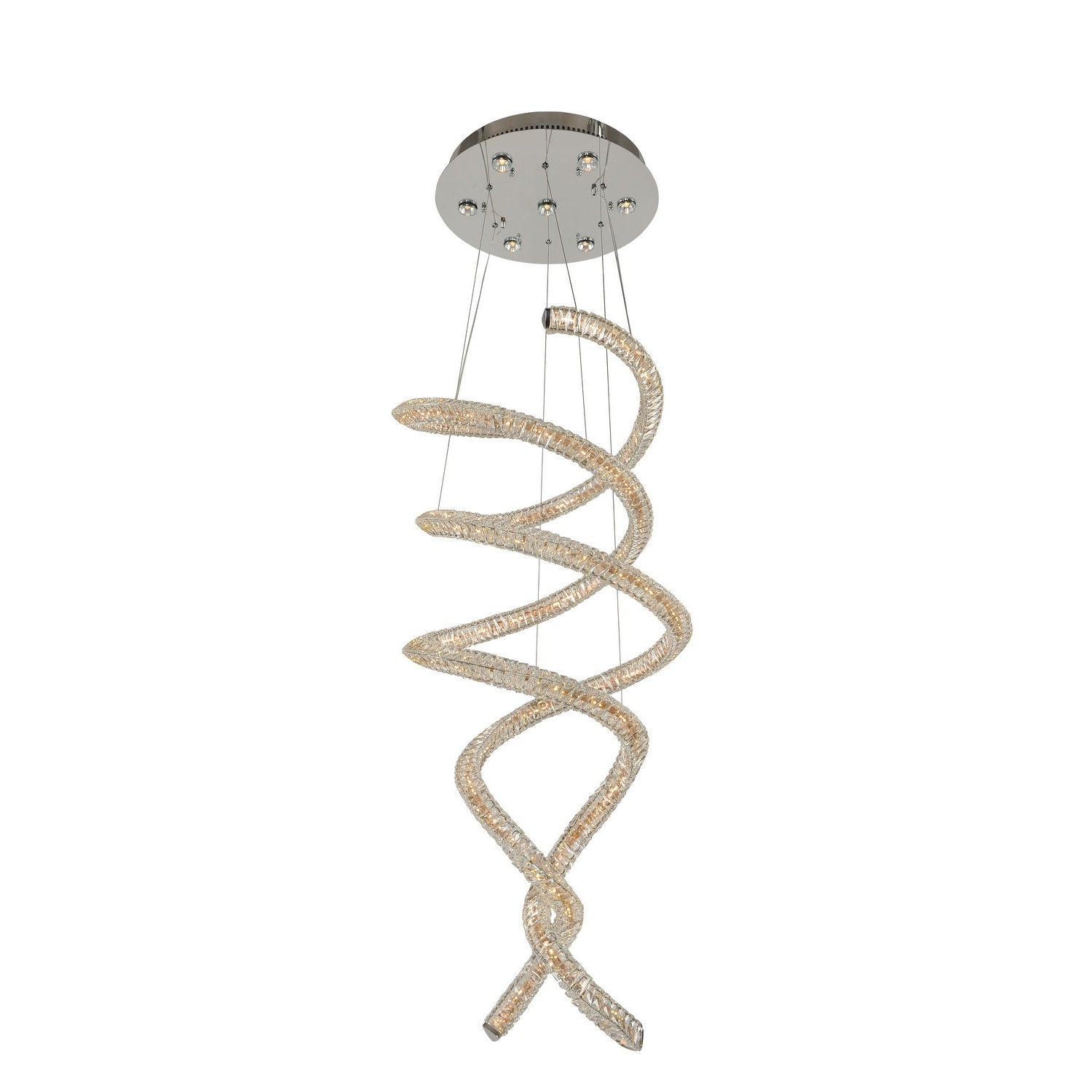 Allegri - 11807-010-FR001 - LED Convertible Chandelier - Flush Mount - Ravina - Chrome