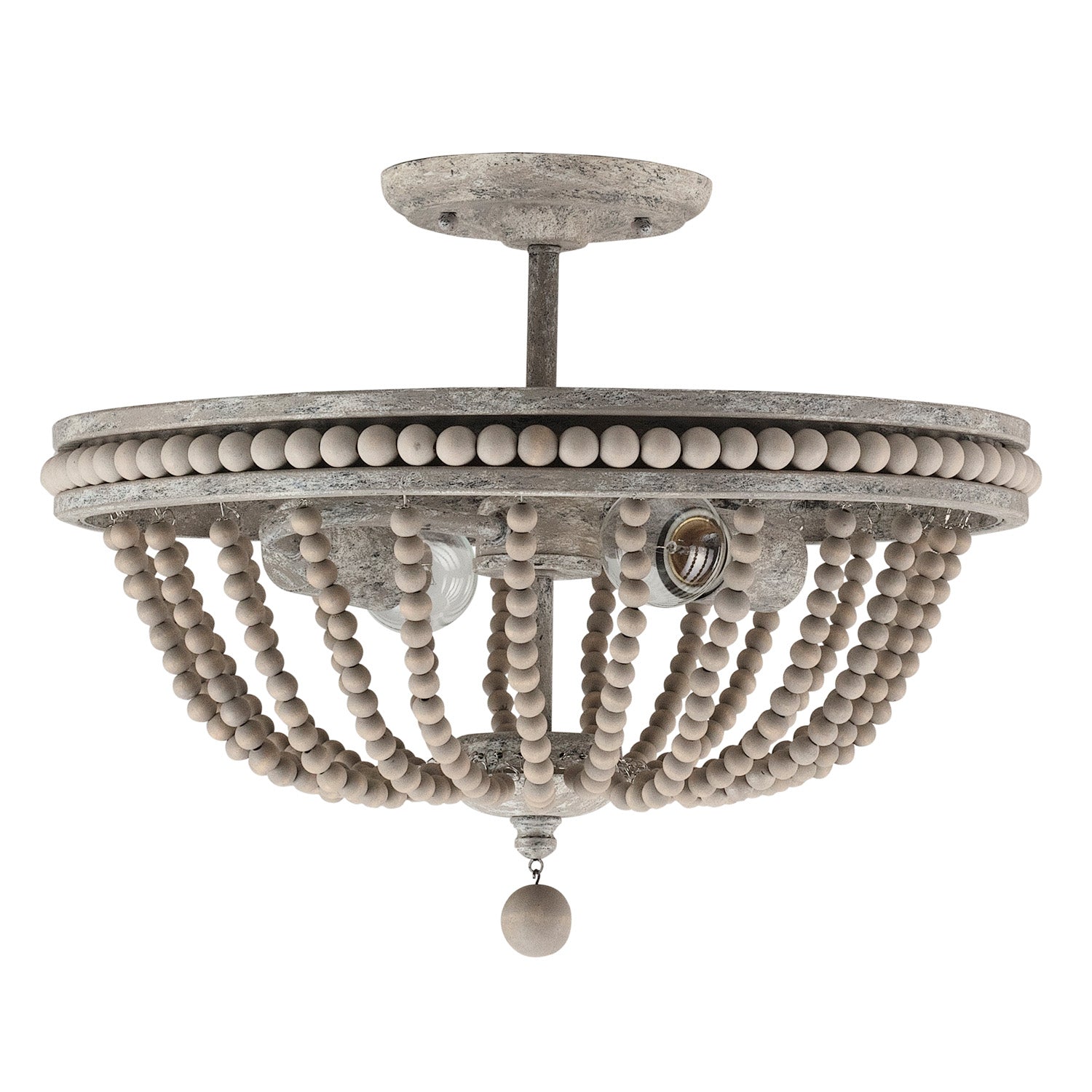 Capital Lighting - 229521MS - Two Light Semi Flush Mount - Kayla - Mystic Sand