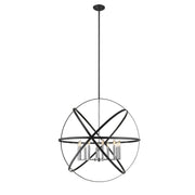 Z-Lite - 463-36HBK-CH - Ten Light Chandelier - Cavallo - Hammered Black + Chrome