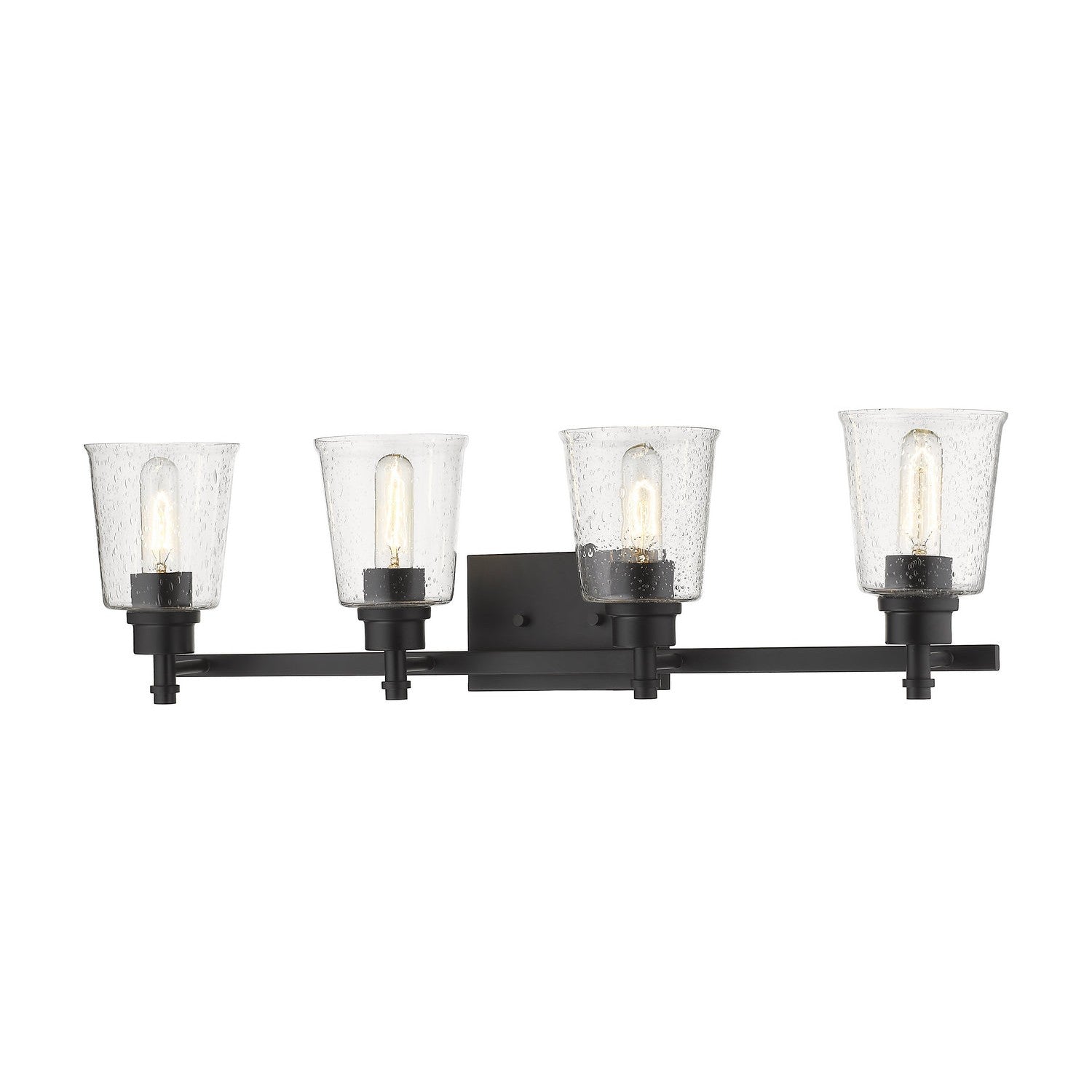 Z-Lite - 464-4V-MB - Four Light Vanity - Bohin - Matte Black