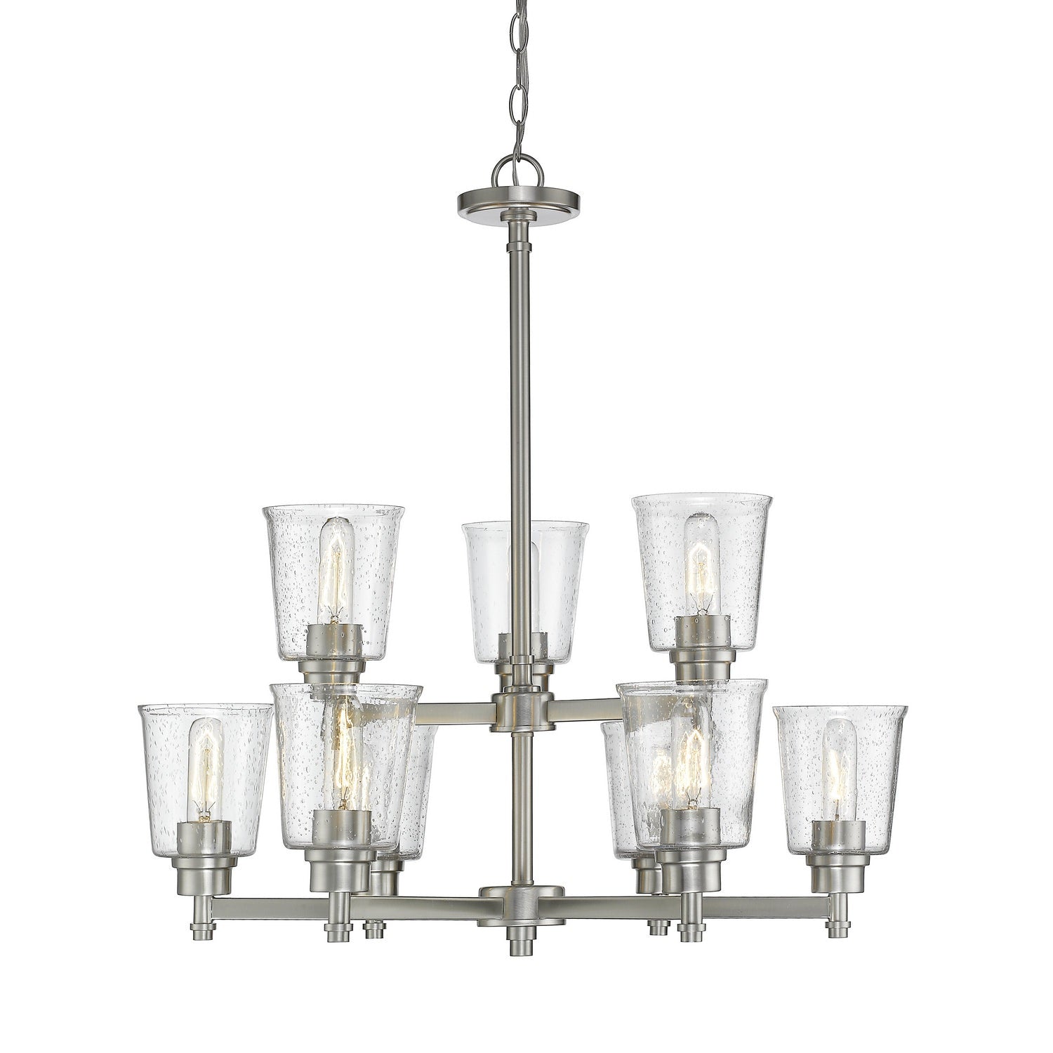 Z-Lite - 464-9BN - Nine Light Chandelier - Bohin - Brushed Nickel