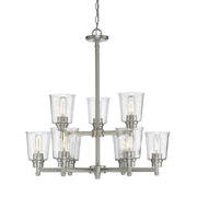 Z-Lite - 464-9BN - Nine Light Chandelier - Bohin - Brushed Nickel