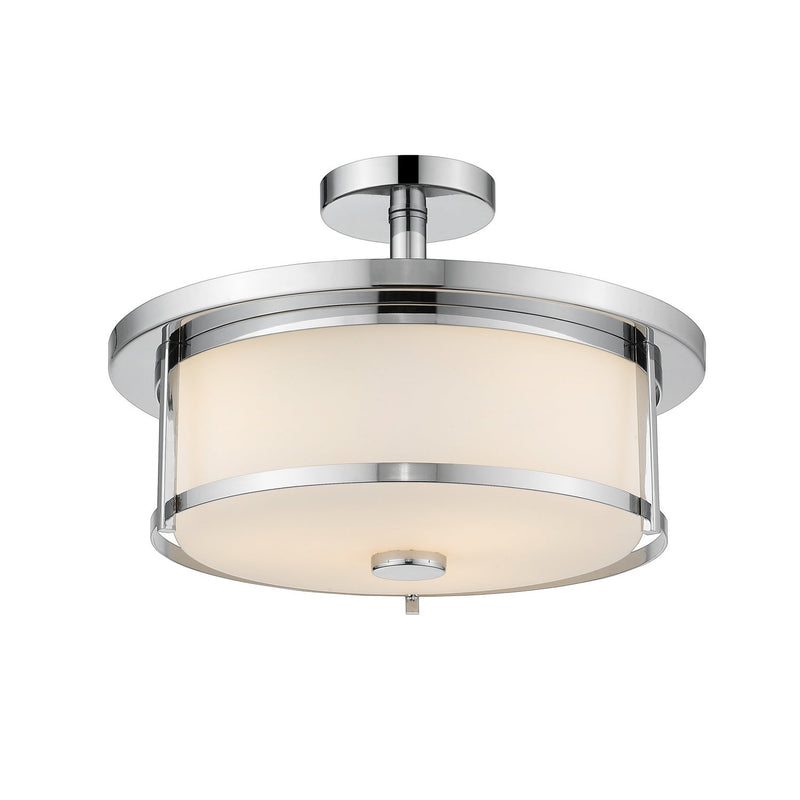Z-Lite - 465SF16-CH - Three Light Semi Flush Mount - Savannah - Chrome