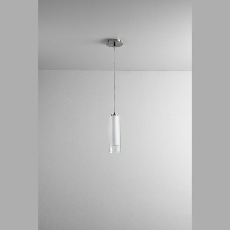 Quorum - 3-609-124 - LED Pendant - Gratis - Satin Nickel|Satin Opal