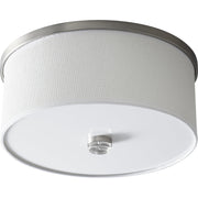 Quorum - 3-695-24 - LED Ceiling Mount - Echo - Satin Nickel|White Grass