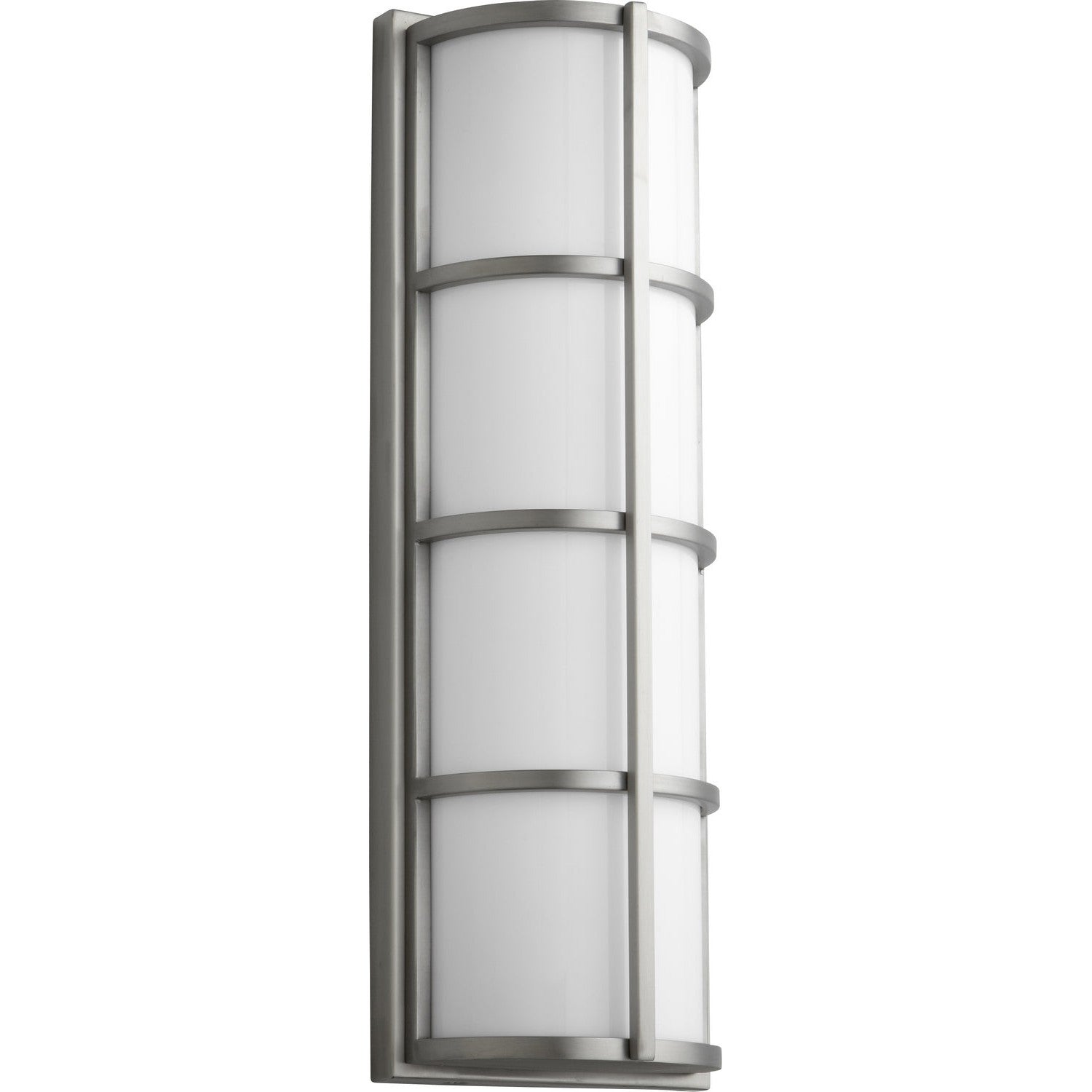 Quorum - 3-713-224 - LED Outdoor Lantern - LEDA - Satin Nickel