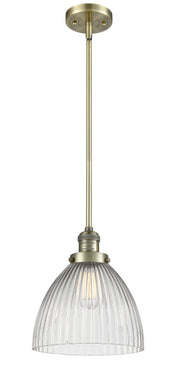 Innovations - 201S-AB-G222 - One Light Mini Pendant - Franklin Restoration - Antique Brass