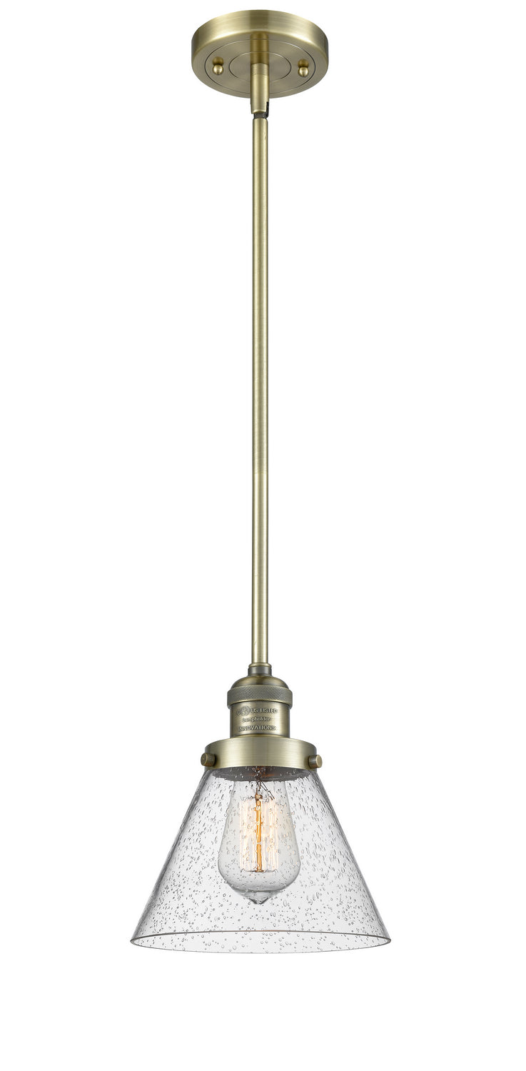 Innovations - 201S-AB-G44 - One Light Mini Pendant - Franklin Restoration - Antique Brass