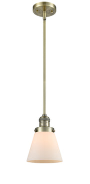 Innovations - 201S-AB-G61 - One Light Mini Pendant - Franklin Restoration - Antique Brass