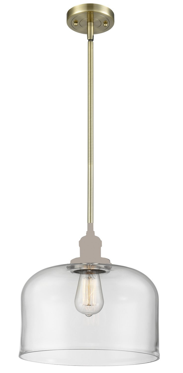 Innovations - 201S-AB-G72-L - One Light Mini Pendant - Franklin Restoration - Antique Brass