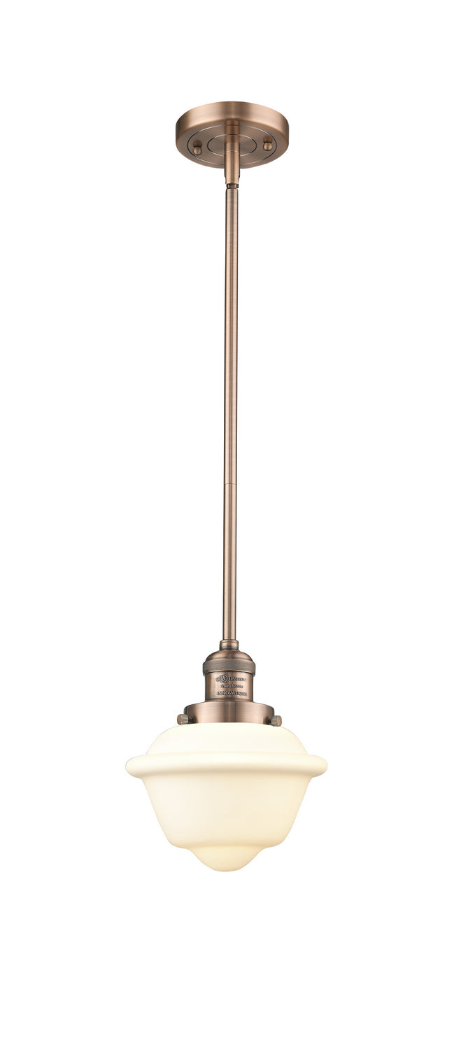 Innovations - 201S-AC-G531 - One Light Mini Pendant - Franklin Restoration - Antique Copper