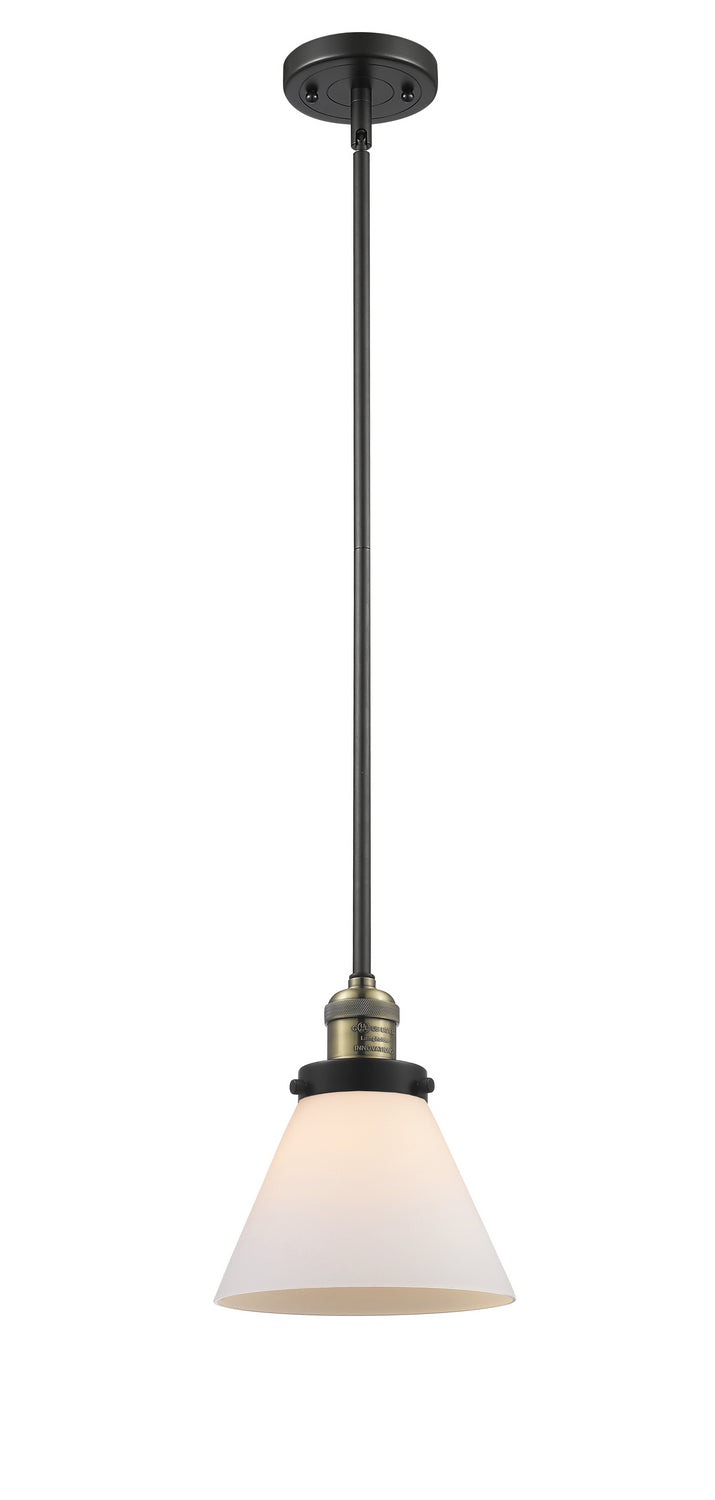 Innovations - 201S-BAB-G41 - One Light Mini Pendant - Franklin Restoration - Black Antique Brass