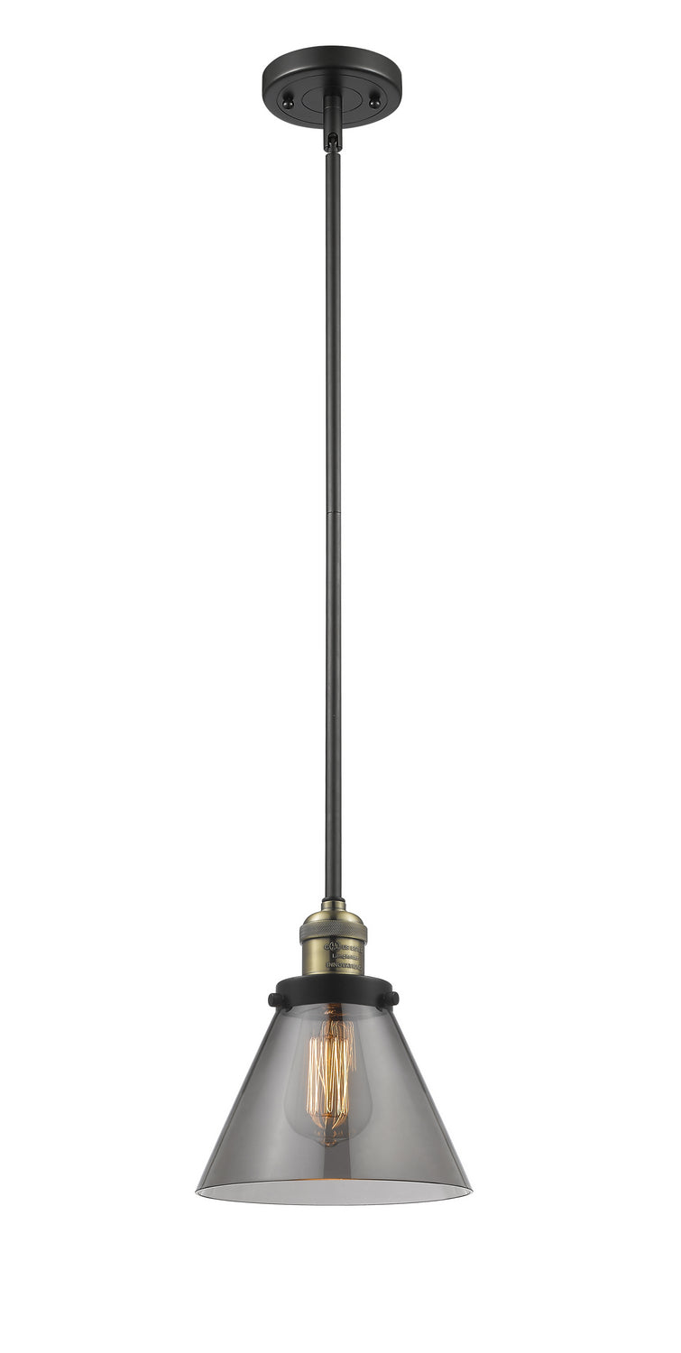 Innovations - 201S-BAB-G43 - One Light Mini Pendant - Franklin Restoration - Black Antique Brass