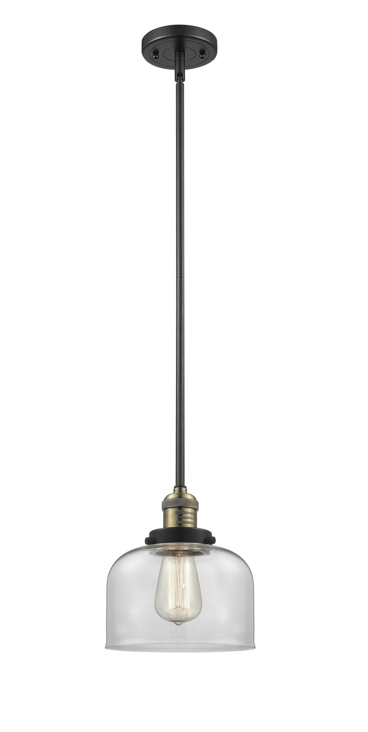 Innovations - 201S-BAB-G72 - One Light Mini Pendant - Franklin Restoration - Black Antique Brass