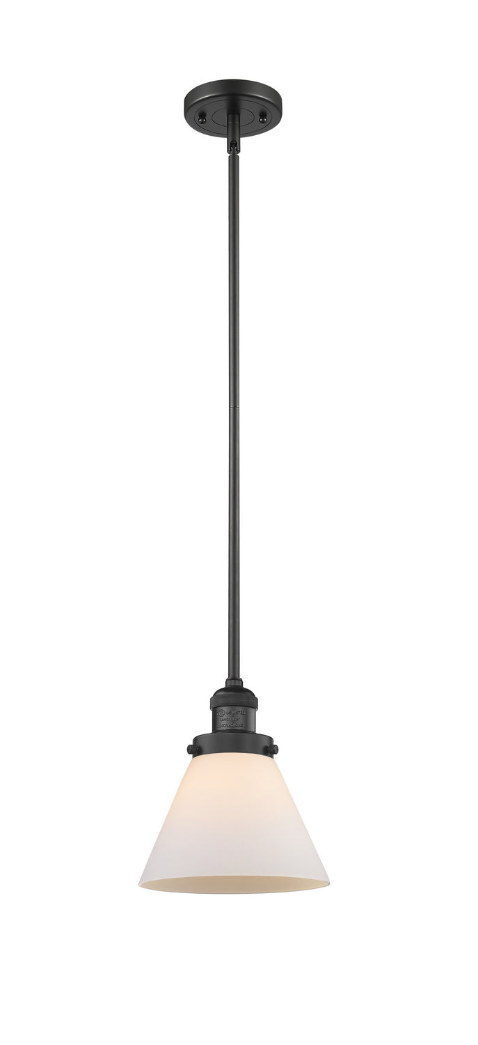 Innovations - 201S-BK-G41 - One Light Mini Pendant - Franklin Restoration - Matte Black