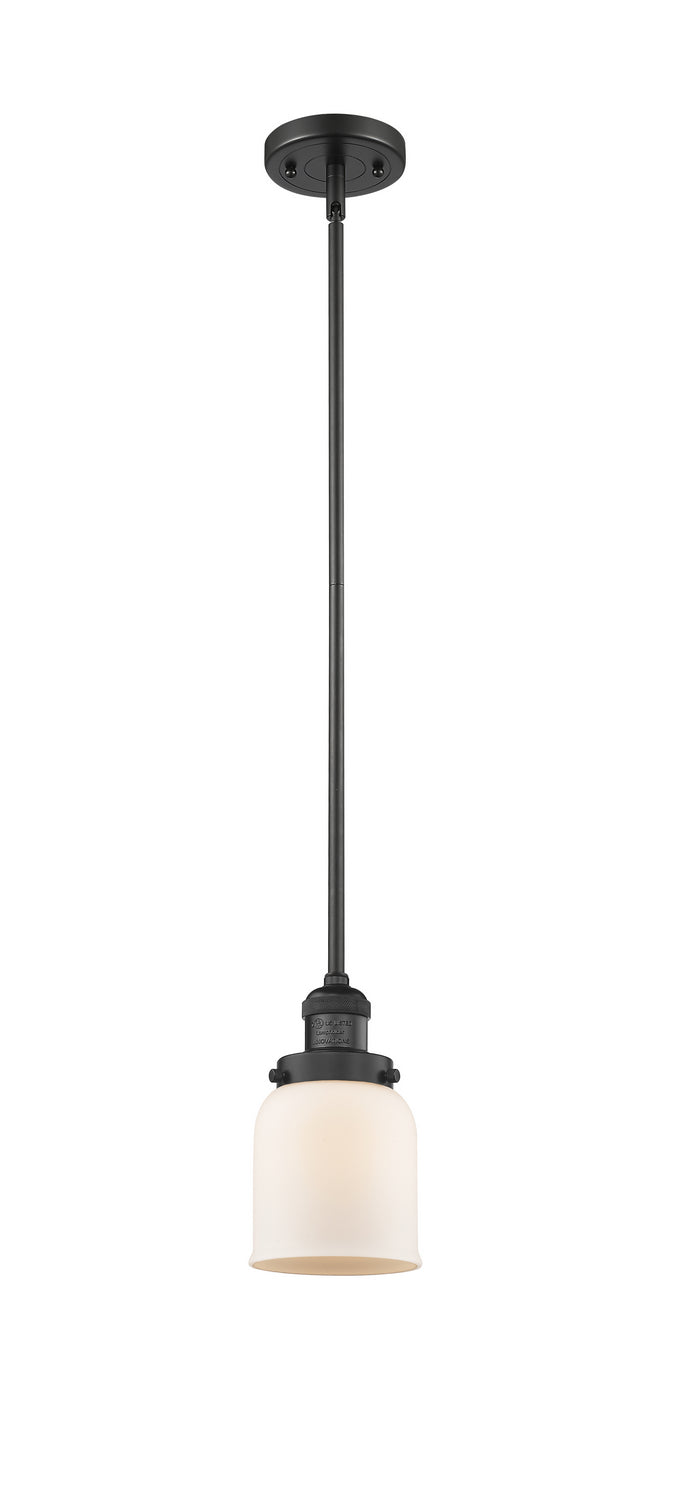 Innovations - 201S-BK-G51 - One Light Mini Pendant - Franklin Restoration - Matte Black
