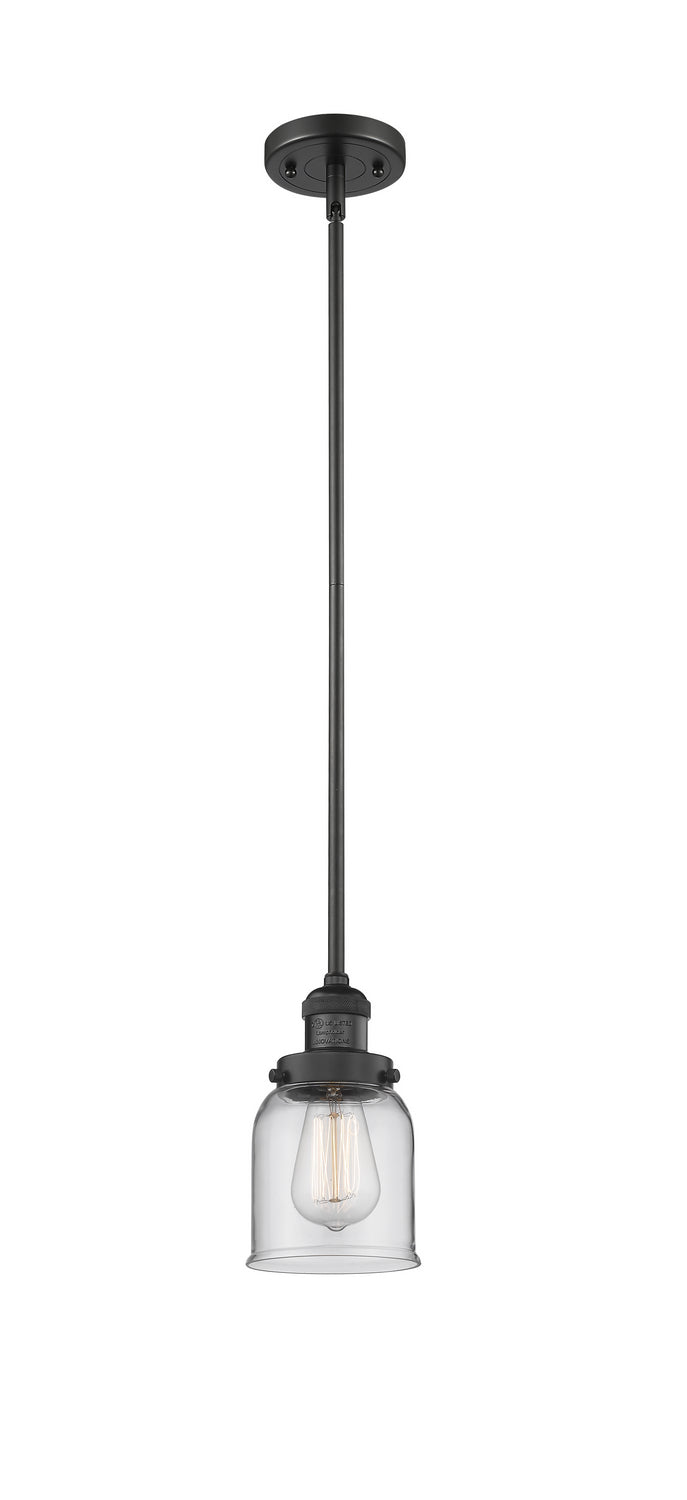 Innovations - 201S-BK-G52 - One Light Mini Pendant - Franklin Restoration - Matte Black