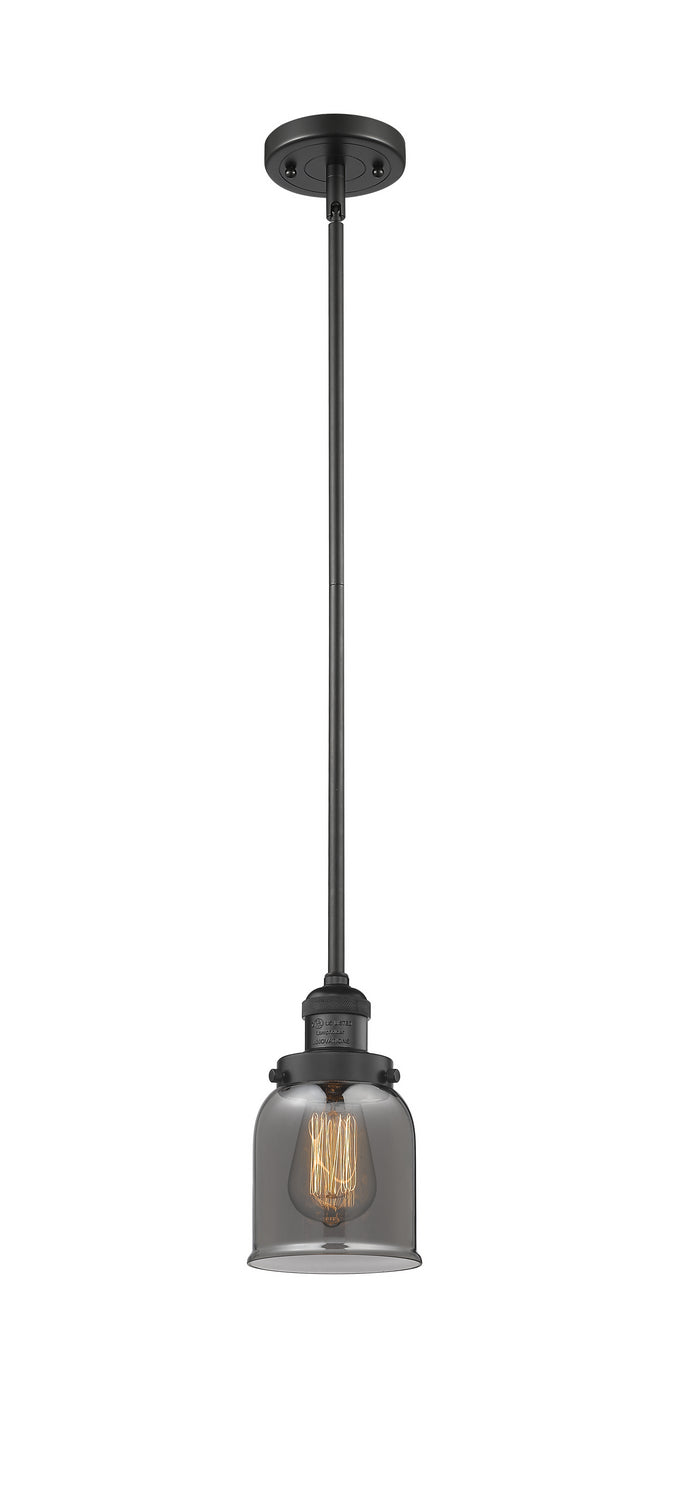 Innovations - 201S-BK-G53 - One Light Mini Pendant - Franklin Restoration - Matte Black