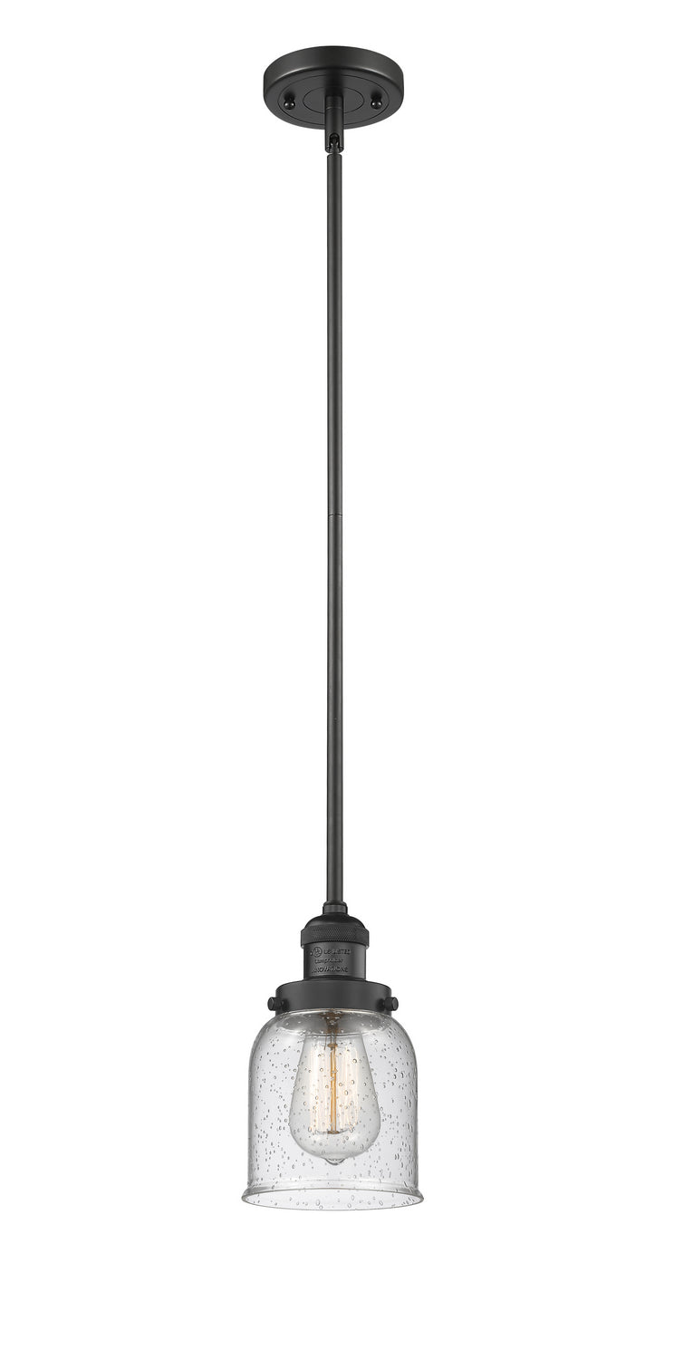 Innovations - 201S-BK-G54 - One Light Mini Pendant - Franklin Restoration - Matte Black