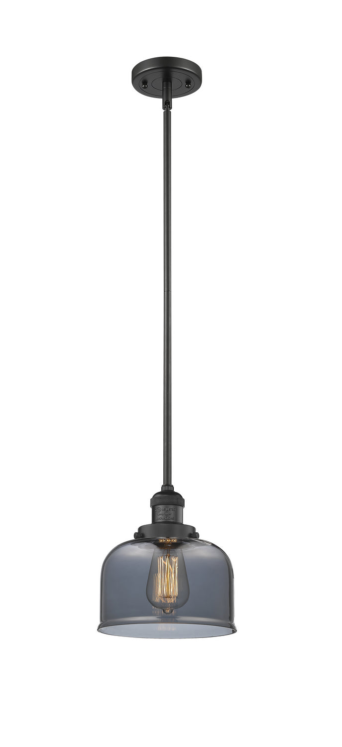 Innovations - 201S-BK-G73 - One Light Mini Pendant - Franklin Restoration - Matte Black