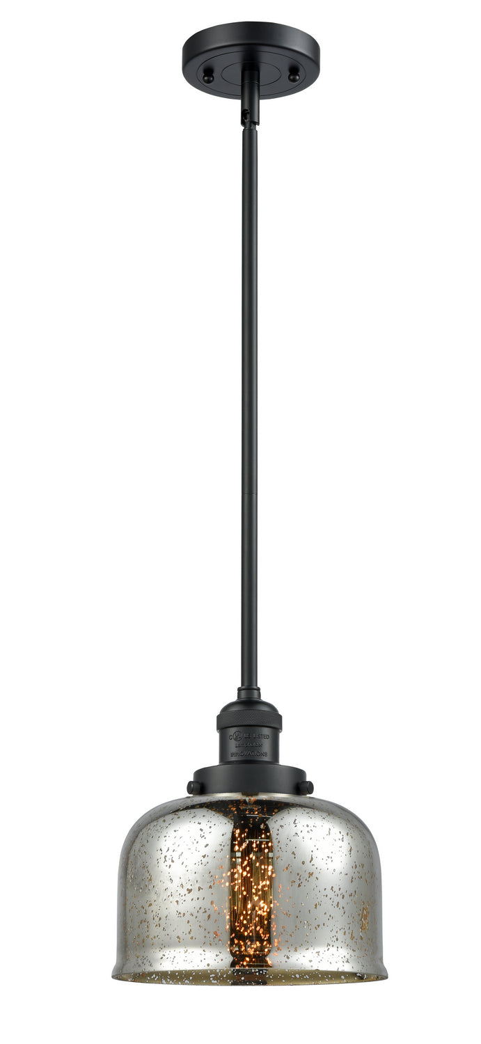Innovations - 201S-BK-G78 - One Light Mini Pendant - Franklin Restoration - Matte Black