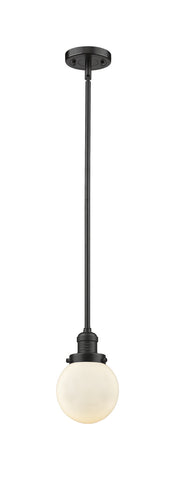 Innovations - 201S-OB-G201-6 - One Light Mini Pendant - Franklin Restoration - Oil Rubbed Bronze