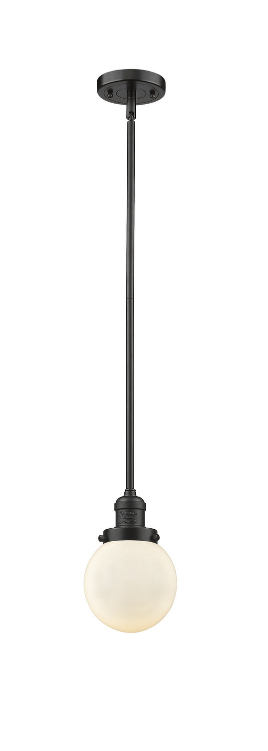Innovations - 201S-OB-G201-6 - One Light Mini Pendant - Franklin Restoration - Oil Rubbed Bronze