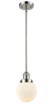 Innovations - 201S-PN-G201-6 - One Light Mini Pendant - Franklin Restoration - Polished Nickel