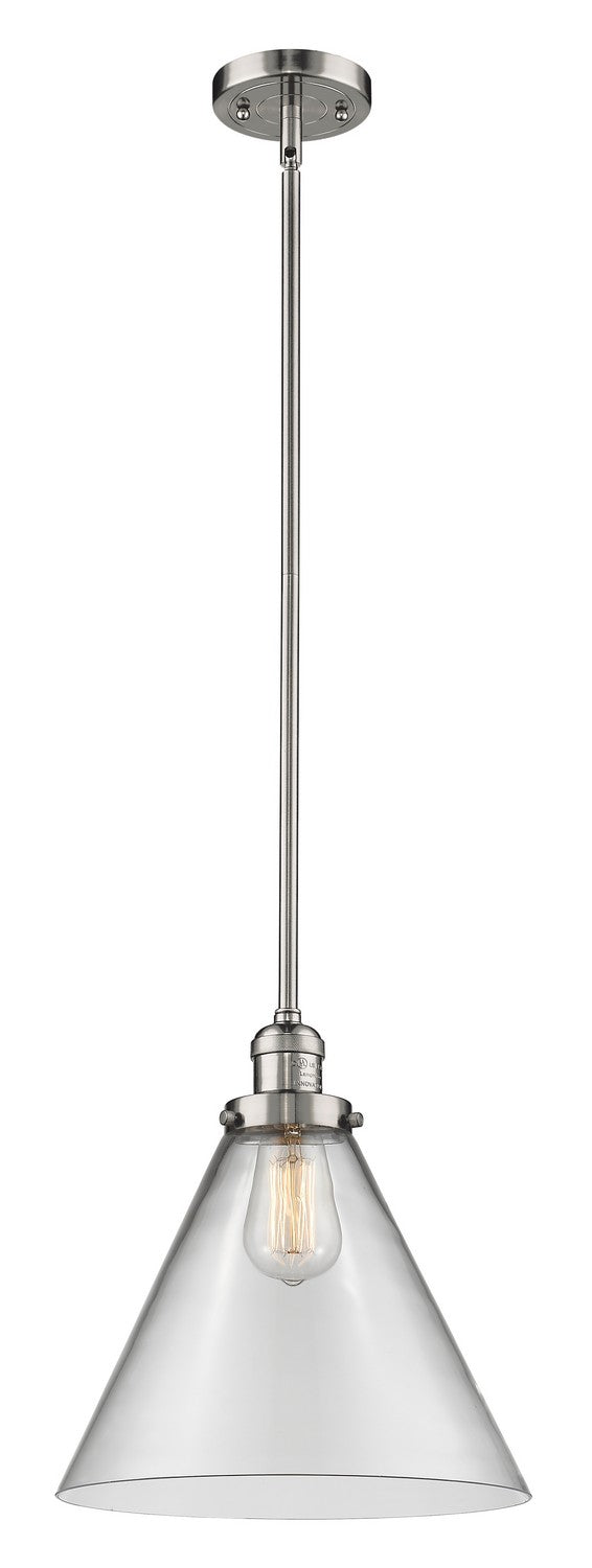 Innovations - 201S-PN-G42-L - One Light Mini Pendant - Franklin Restoration - Polished Nickel